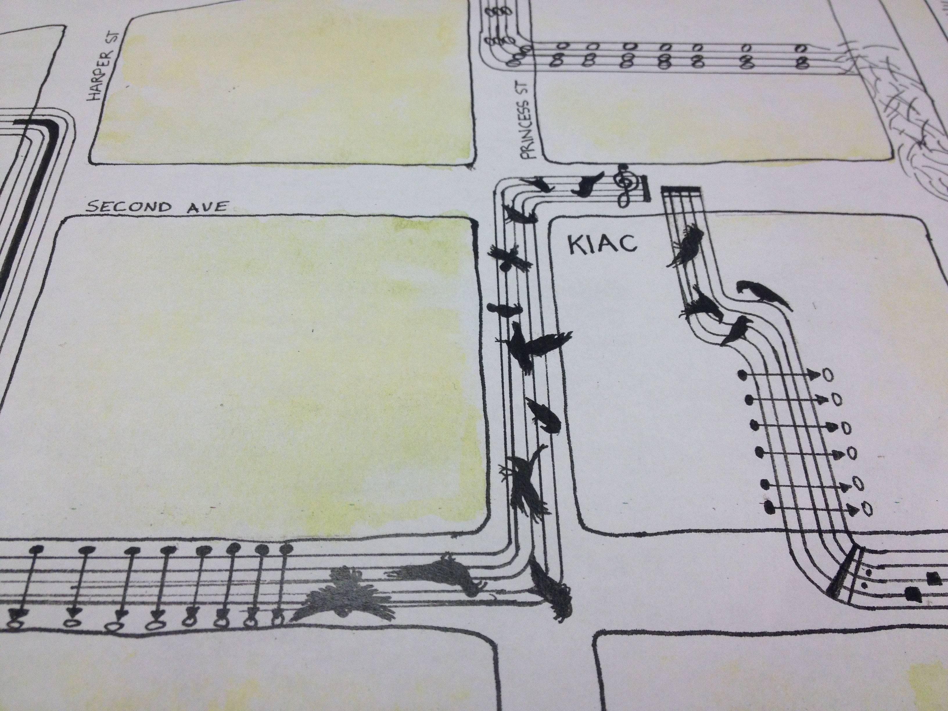 New Thoughts on Marching Band Dawson City Map Raven Highlight